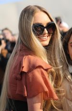ROMEE STRIJD at Christian Dior Fashion Show in Paris 02/28/2023