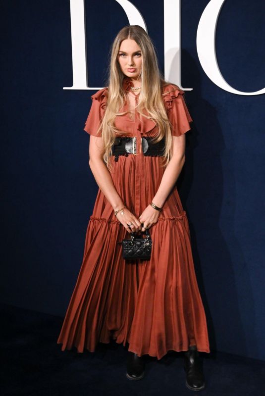 ROMEE STRIJD at Christian Dior Fashion Show in Paris 02/28/2023
