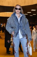ROMEE STRIJD at Gucci Show at Milan Fashion Week 02/24/2023