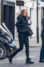 ROSIE HUNTINGTON-WHITELEY Leaves a Private Members Gym in London 02/24/2023