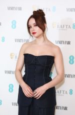 RUBY STOKES at 2023 Vanity Fair Rising Star Baftas Pre-party in London 02/02/2023