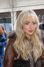 SABRINA CARPENTER Arrives at BBC Radio 1 in London 02/23/2023
