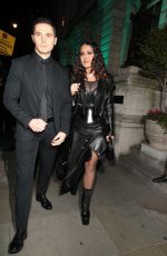 SALMA HAYEK Arrive at Warner Records Brit Awards Aafterparty in London 02/11/2023