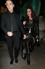 SALMA HAYEK Arrive at Warner Records Brit Awards Aafterparty in London 02/11/2023
