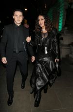 SALMA HAYEK Arrive at Warner Records Brit Awards Aafterparty in London 02/11/2023