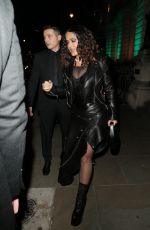 SALMA HAYEK Arrive at Warner Records Brit Awards Aafterparty in London 02/11/2023