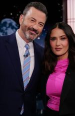 SALMA HAYEK at Jimmy Kimmel Live 01/30/2023