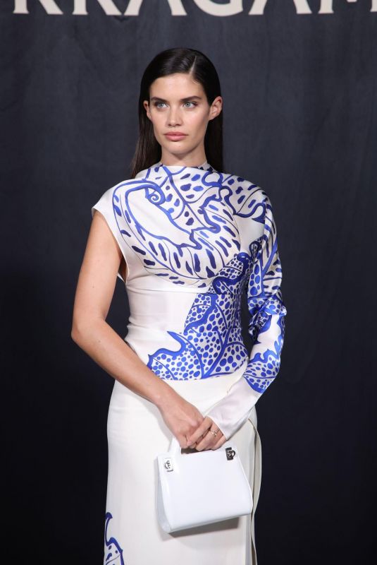 SARA SAMPAIO at Salvatore Ferragamo Fashion Show in Milan 02/25/2023
