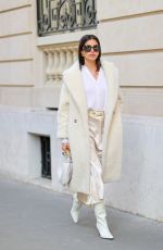 SARA SAMPIO Out in Paris 02/28/2023