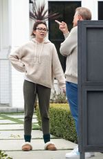 SARAH HYLAND Out and About in Los Angeles 02/26/2023