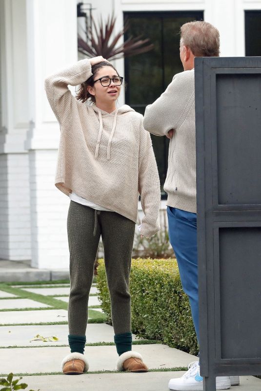 SARAH HYLAND Out and About in Los Angeles 02/26/2023