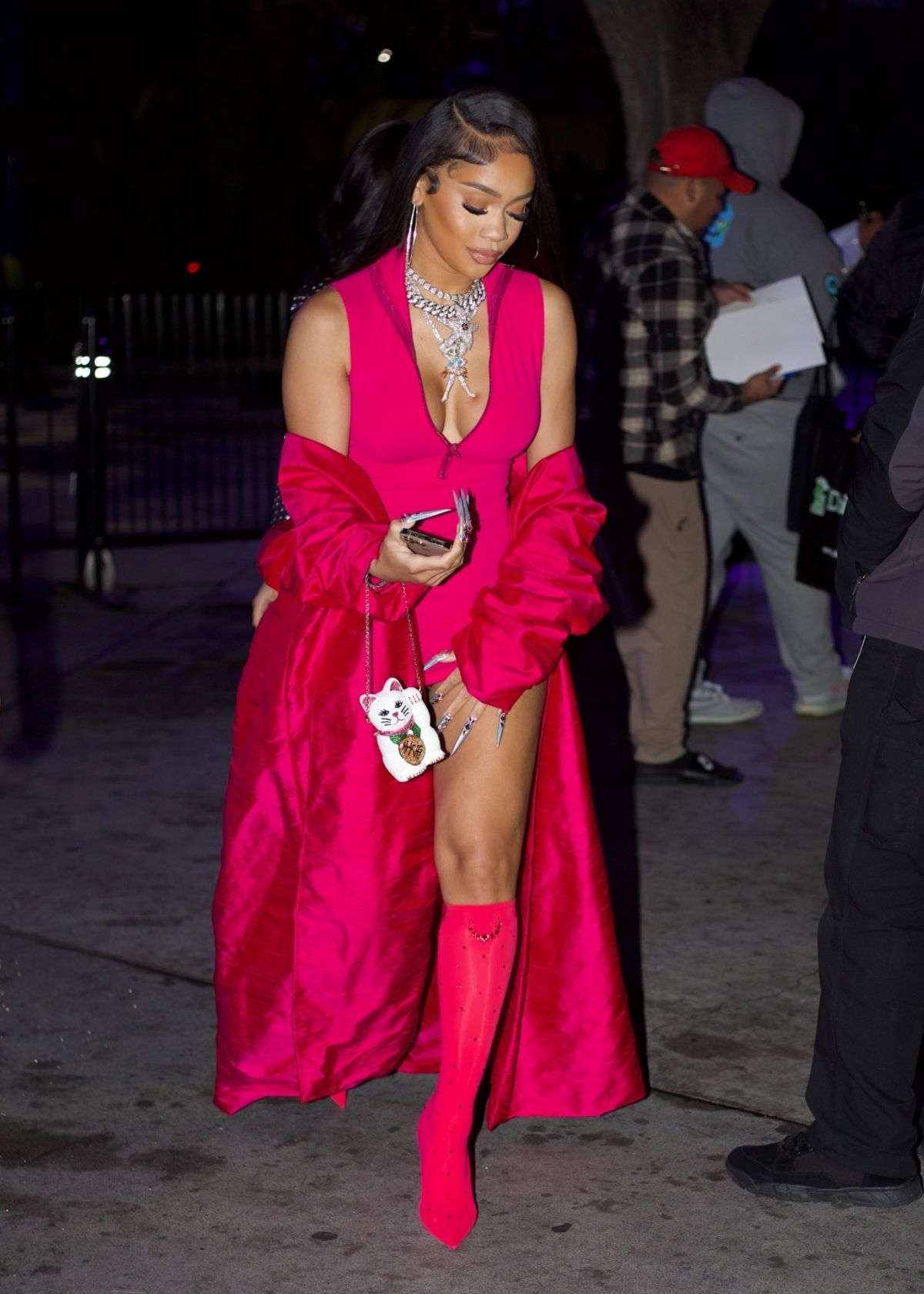SAWEETIE Arrives at Lakers Game at Crypto.com Arena in Los Angeles 02 ...