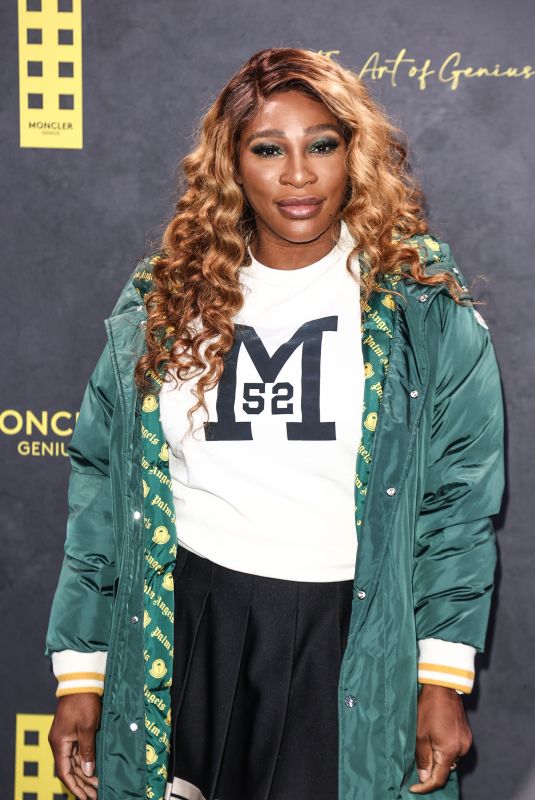 SERENA WILLIAMS at Moncler Presents: The Art of Genius in London 02/20/2023