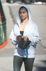 SHANINA SHAIK Heading to Hot Pilates Class in West Hollywood 01/31/2023