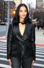 SHANINA SHAIK Out at New York Fashion Week 02/09/2023