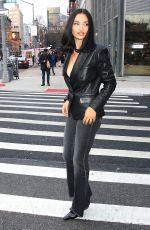 SHANINA SHAIK Out at New York Fashion Week 02/09/2023
