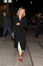 SIENNA MILLER Arrives at Opening of Caviar Kaspia at Mark Hotel in New York 02/10/2023