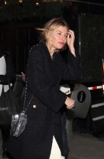 SIENNA MILLER Arrives at Opening of Caviar Kaspia at Mark Hotel in New York 02/10/2023