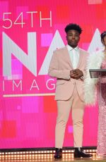 SKAI JACKSON at Naacp Awards Program and Dinner in Los Angeles 02/24/2023