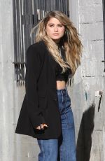 SOFIA REYES on the Set of Her New Project in Los Angeles 02/08/2023