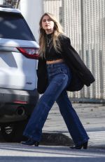 SOFIA REYES on the Set of Her New Project in Los Angeles 02/08/2023