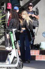 SOFIA REYES on the Set of Her New Project in Los Angeles 02/08/2023