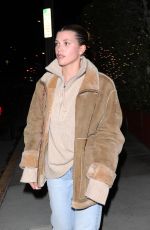 SOFIA RICHIE Out for Dinner in Santa Monica 02/18/2023