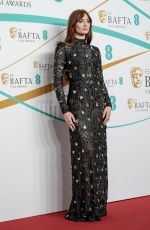 SOPHIE TURNER at EE Bafta Film Awards 2023 in London 02/19/2023