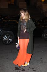 SUKI WATERHOUSE Arrives at Tory Burch Fashion Show in New York 02/13/2023