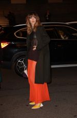 SUKI WATERHOUSE Arrives at Tory Burch Fashion Show in New York 02/13/2023