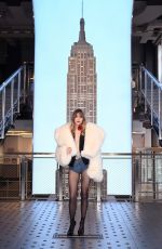 SUKI WATERHOUSE, CAMILA MORRONE and RILEY KEOUGH at Empire State Building in New York 02/27/2023