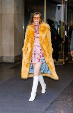 SUKI WATERHOUSE Leaves Today Show in New York 02/27/2023