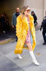 SUKI WATERHOUSE Leaves Today Show in New York 02/27/2023