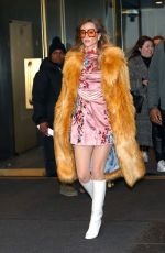 SUKI WATERHOUSE Leaves Today Show in New York 02/27/2023