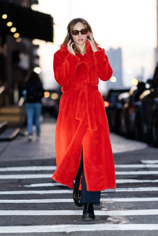 SUKI WATERHOUSE Out and About in New York 01/30/2023