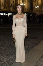 TAMARA KALINIC at Dolce & Gabbana Show at Milan Fashion Week 02/25/2023