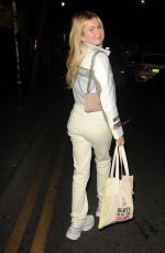 TASHA GHOURI Leaves SuperDrug Presents Event in Brock Lane in London 02/24/2023