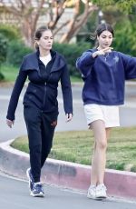 TERI HATCHER Out Hikinig with Her Daughter in Studio City 02/04/2023