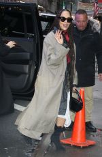TESSA THOMPSON Leaves Good Morning America in New York 02/23/2023