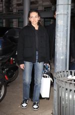 THYLANE BLONDEAU Out at Milan Fashion Week 02/22/2023