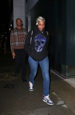 TIFFANY HADDISH Leaves Paris Hilton