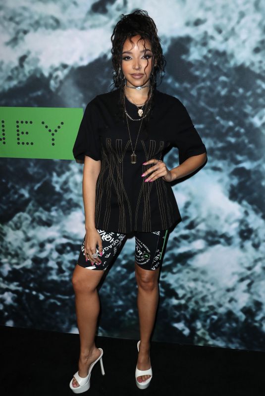 TINASHE at Stella Mccartney x Adidas PArty in Los Angeles 02/02/2023