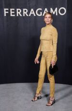 UMA THURMAN at Salvatore Ferragamo Fashion Show in Milan 02/25/2023