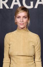 UMA THURMAN at Salvatore Ferragamo Fashion Show in Milan 02/25/2023
