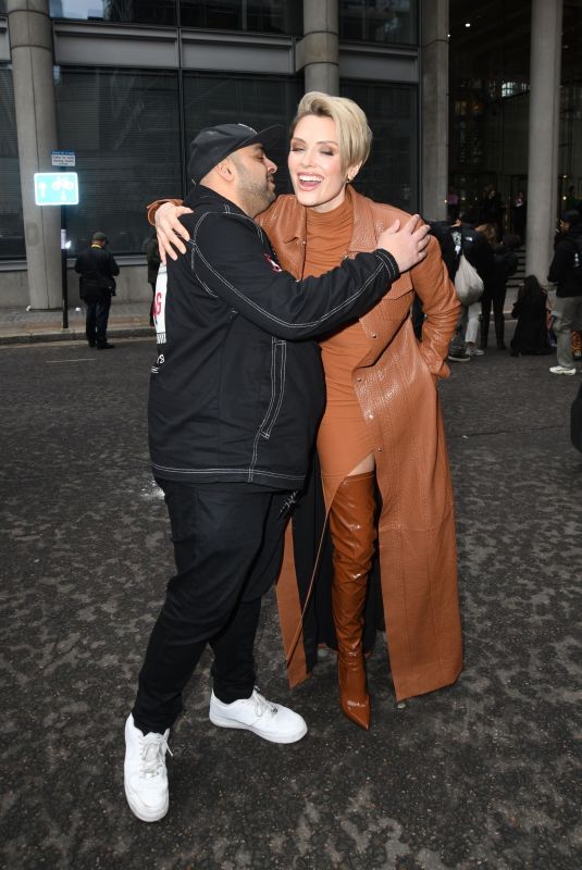 WALLIS DAY Arrives at David Koma AW23 Show at London Fashion Week 02/18/2023