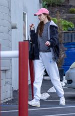 WHITNEY PORT Arrives at a Skin Care Facility in Studio City 02/02/2023