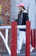 WHITNEY PORT Arrives at a Skin Care Facility in Studio City 02/02/2023