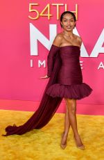 YARA SHAHIDI at 54th Naacp Image Awards in Pasadena 02/25/2023