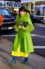 ZOE CHAO Out and About in New York 02/07/2023