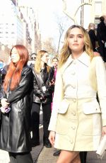 ZOEY DEUTCH Arrives at Coach Fashion Show in New York 02/13/2023